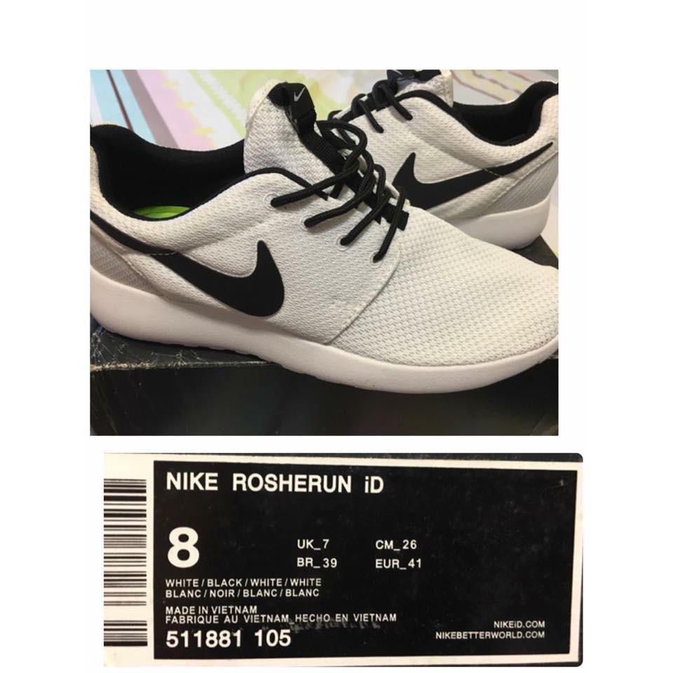 清貨特價 NIKE ROSHERUN ROSHE RUN 網布 全白 基本款