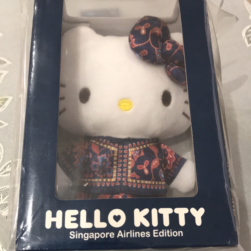 Hello kitty Singapore airlines edi新加坡空姐 制服版 凱蒂貓 正版 娃娃機大貨