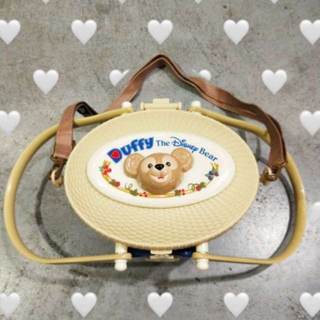 迪士尼日本東京海洋樂園期間限定Duffy達菲熊野餐籃子爆米花桶日版正版絕版收藏