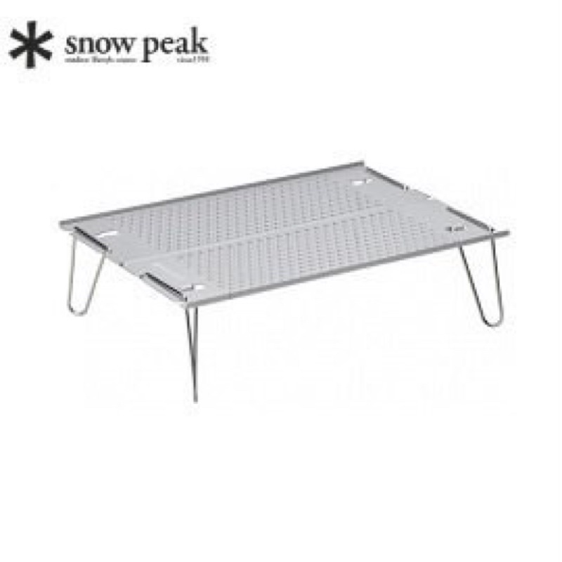 【 Snow Peak 】OZEN Light 極輕鋁折桌 #SLV-171 隨身小桌/登山/露營/健行/野營/迷你小桌