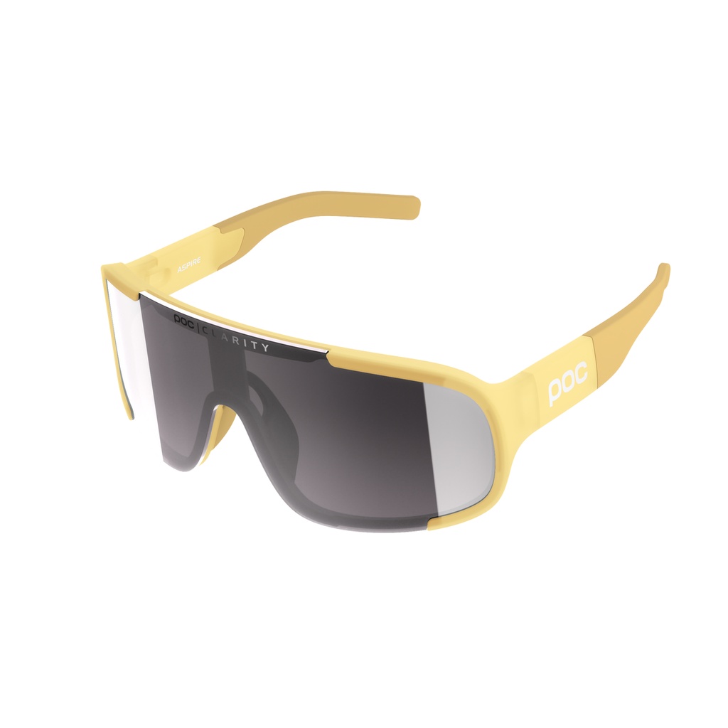 【公司貨兩年保】POC 瑞典 Aspire 競賽款眼鏡 運動 自行車 太陽眼鏡 半透明黃色鏡架 / 紫羅蘭色鏡面
