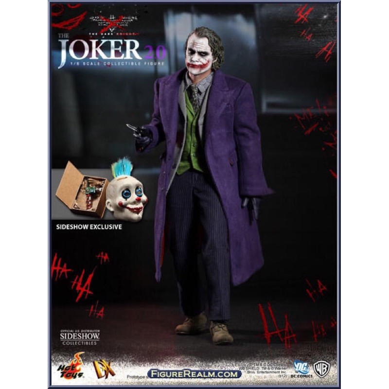 Hot toys DX11限定版 1/6 希斯萊傑 小丑 joker 黑暗騎士三部曲