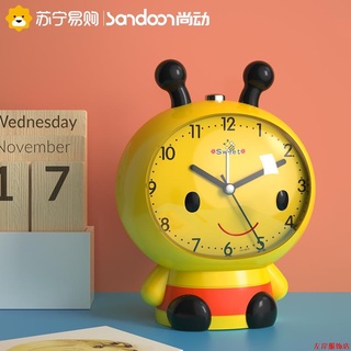 嚴選🌠下殺鐘錶機芯 掛鐘配件 鐘頭 表頭 尚動2021新款鬧鐘學生專用卡通強力叫醒小臥室兒童男女孩宿舍1127