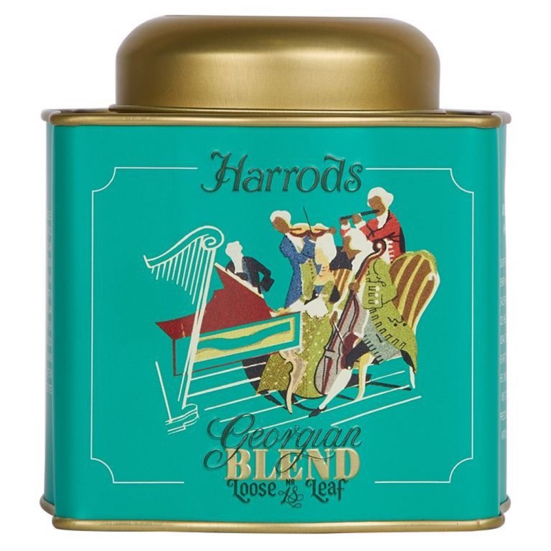 小貴婦英國茶 英國哈洛德harrods喬治王朝特調紅茶散茶葉125g鐵罐 蝦皮購物