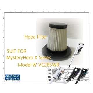 Hepa Filter for MysteryHero X Series Vacuum Cleaner WVC285WB