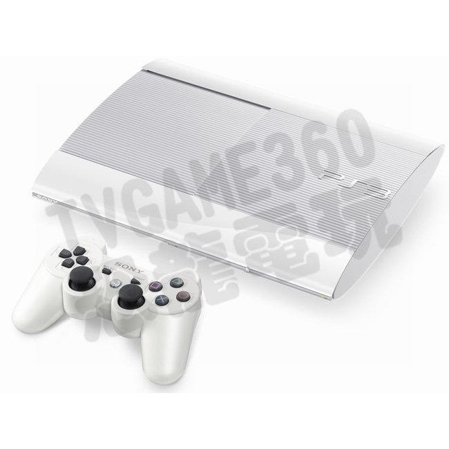 【二手主機】PS3 4007型 白色主機 硬碟 250G 附白色無線手把+HDMI線+電源線【台中恐龍電玩】