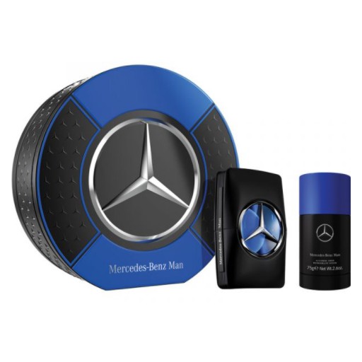 【公司貨】Mercedes Benz Man 賓士王者之星禮盒+體香膏75g | 8DAILY香水美材批發