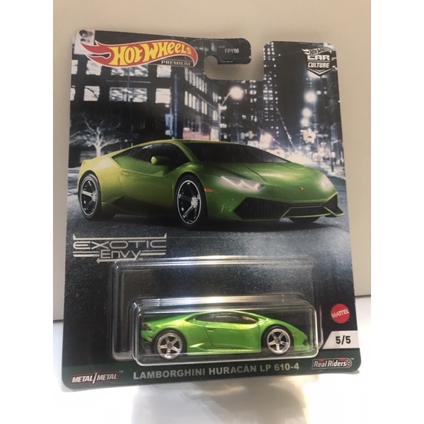 售HOTWHEELS 風火輪 膠胎 藍寶堅尼 lp610-4 1/64