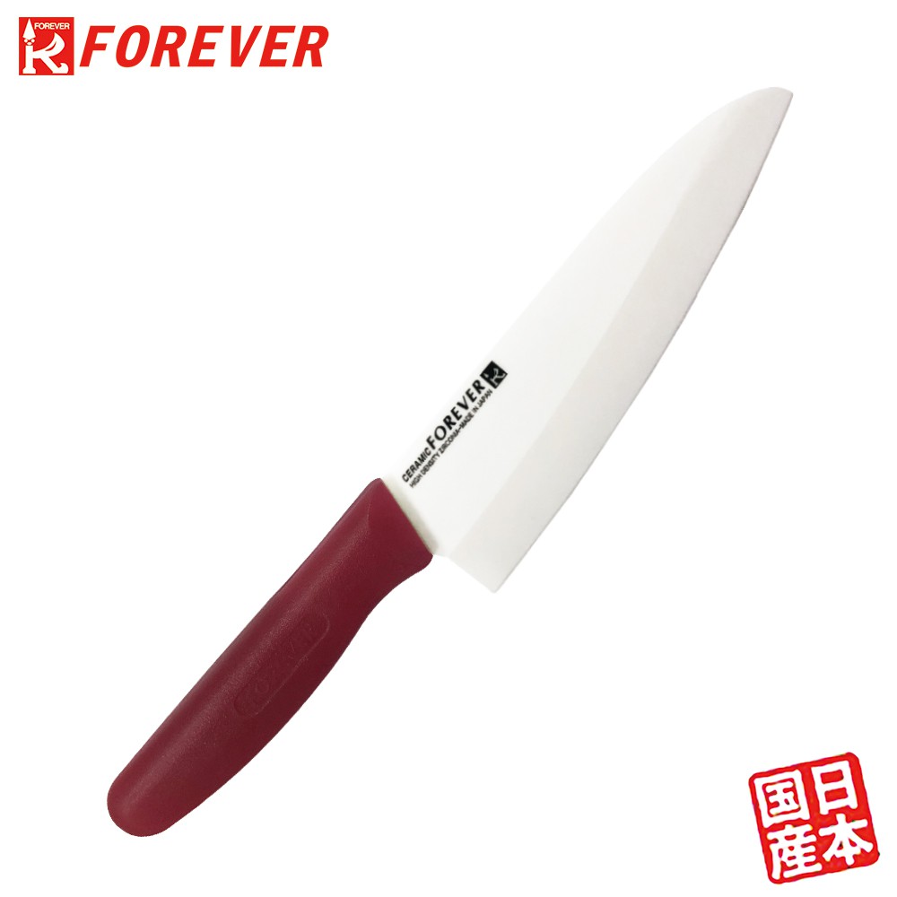 【FOREVER】日本製造鋒愛華高精密陶瓷刀18CM(四色)
