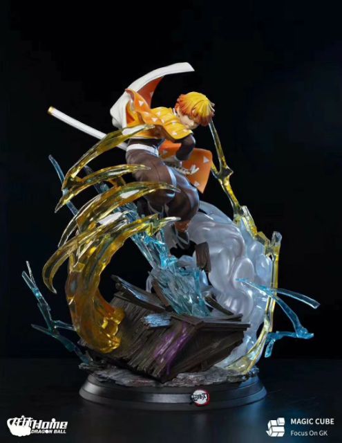 Gk模型殿 熱門預購魔方 龍珠我妻善逸鬼滅之刃鬼殺隊雷之呼吸霹靂一閃神速火雷神 蝦皮購物