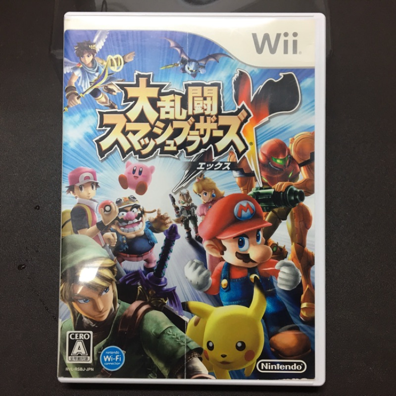 日本帶回 Wii 任天堂大亂鬥 X 任天堂明星大亂鬥 X 二手 遊戲 日版 正版