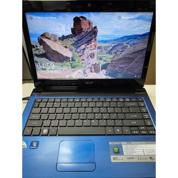 Acer ASPIRE4750Z藍色筆記型電腦
