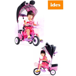 【現貨免運】日本ides迪士尼米妮時尚敞篷三輪車 ID01184 售完為止 即將完售