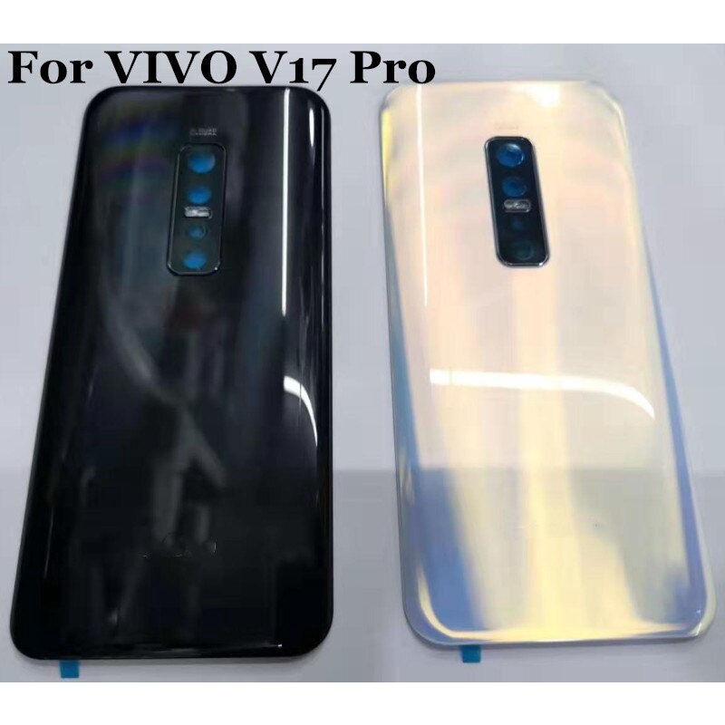 Vivo V17 Pro 後蓋玻璃後蓋後蓋門電池盒帶徽標更換