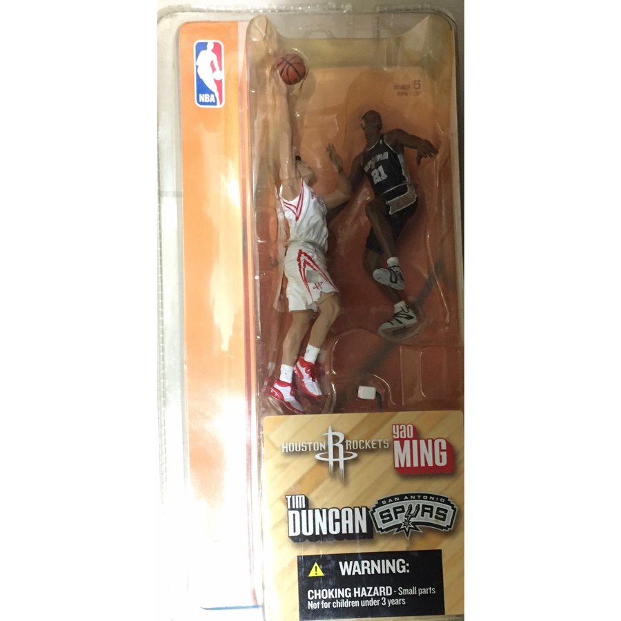 NBA Basketball Tim Duncan &amp; Yao Ming McFarlane 麥法蘭