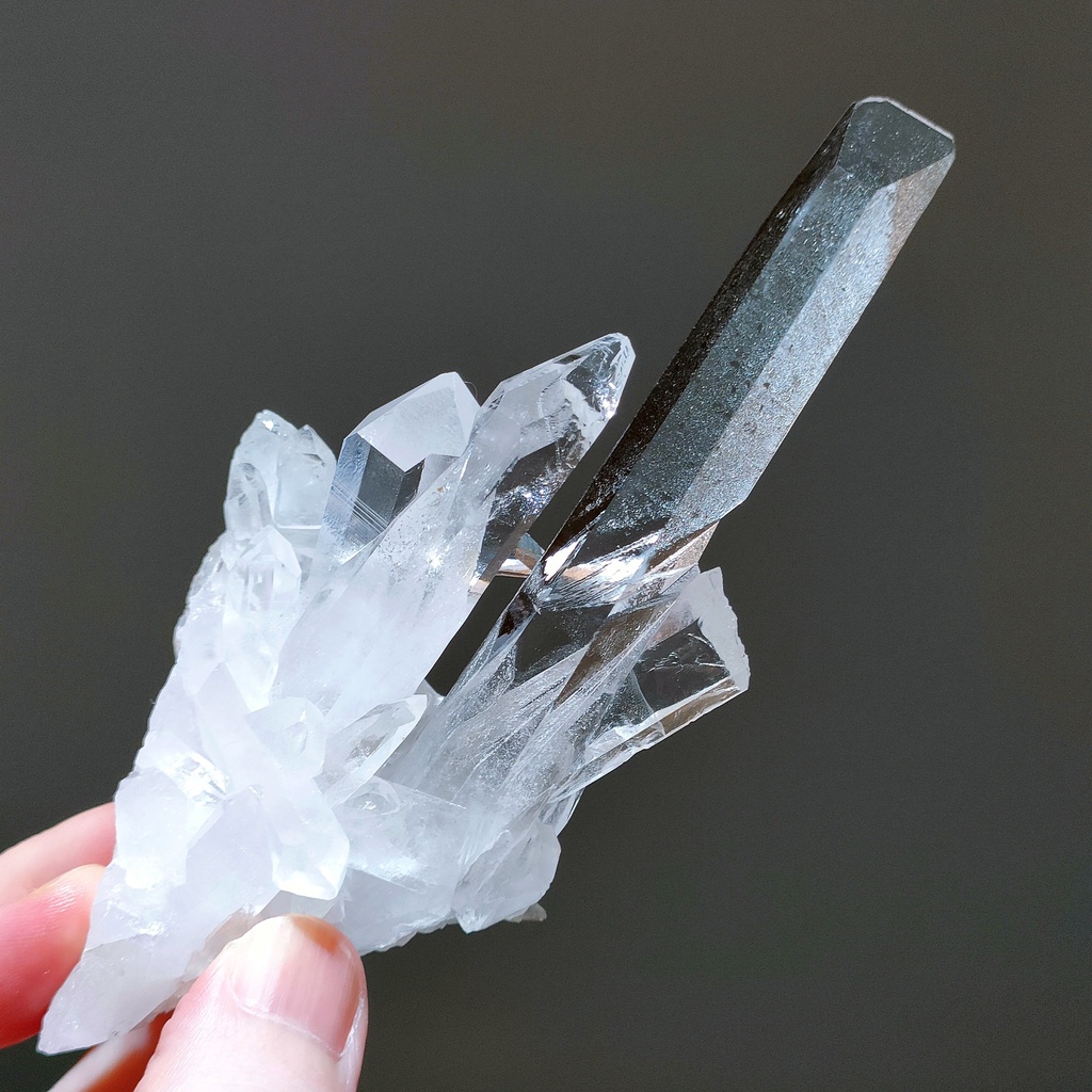 【永恆之光礦石】水晶魔法棒 激光柱 雷射激光柱 種子水晶  藍針 哥倫比亞水晶 (哥雷倫比亞水晶8號)
