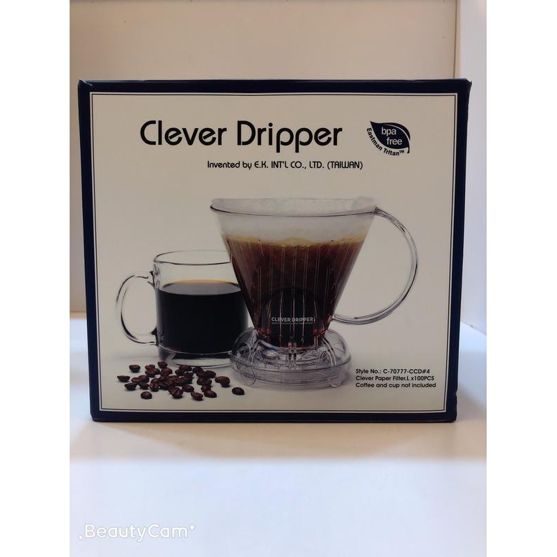 **愛洛奇**CLEVER DRIPPER.S 聰明濾杯套裝組 內含濾紙100張 (300ml)