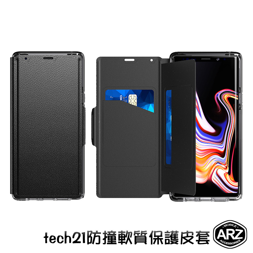 英國tech21 抗衝擊防撞保護殼『限時5折』【ARZ】【A532】Samsung Note9 透明殼 防撞殼 三星皮套