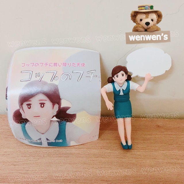 【Wenwens】日本 正版 KITAN 奇譚 轉蛋 扭蛋 杯緣子 緣子小姐 對話框 對話 鏡子 P6 單售圖一款