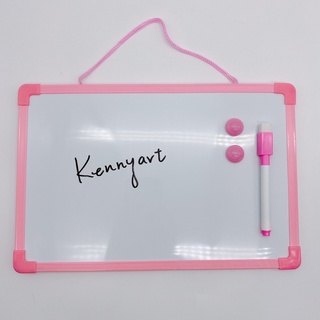 《文具工廠》Kennyart巨城 白板（小）附白板筆/附磁鐵/磁性白板/記帳白板/畫圖板/兒童白板/教室文具/辦公文具