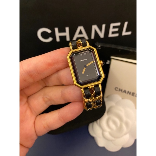 保證專櫃真品‼️S號‼️9成新 附保固 Chanel Premiere 香奈兒 首映錶 黑金