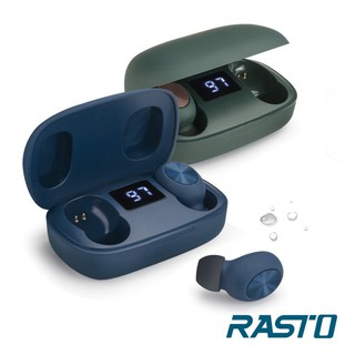 RASTO RS18 真無線電量顯示藍牙5.0耳機 藍芽5.0/自動切換/電量顯示