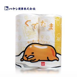 日本 HAYASHI 蛋黃哥印花滾筒衛生紙(30m/4捲1袋)