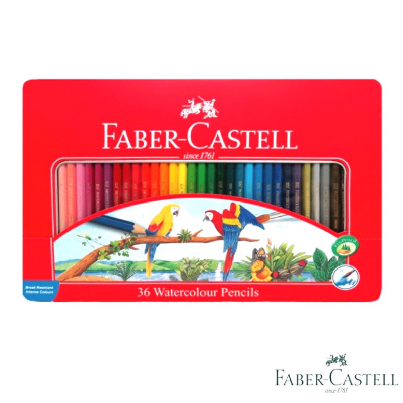 FABER-CASTELL 德國 輝柏 色鉛筆 水性 36色 水彩色鉛筆 二手