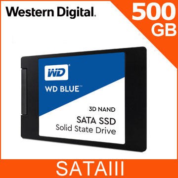 WD SSD 500GB 2.5吋 3D NAND固態硬碟 5年保