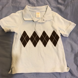 二手Gymboree 淺藍色polo 衫（適2歲）