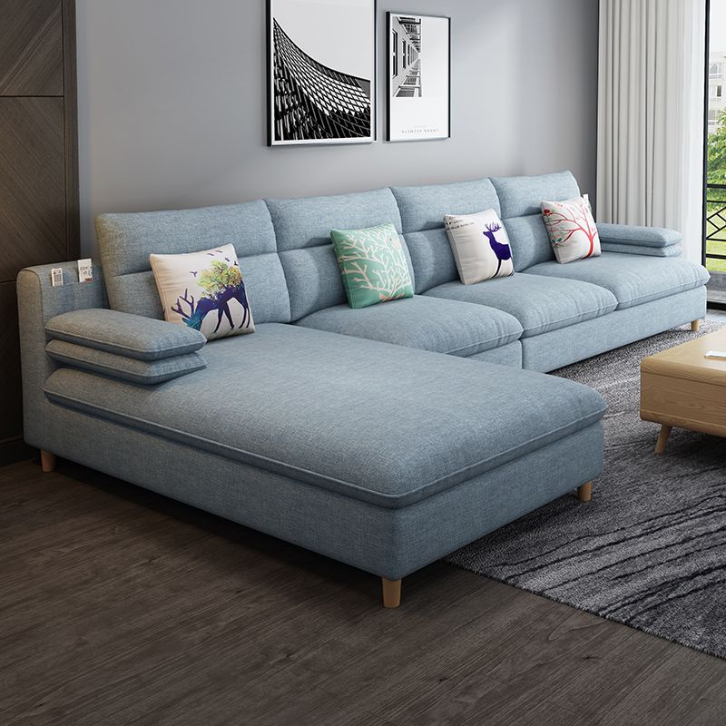 2022新款輕奢風家具梵宜 布藝沙發小戶型簡約現代客廳三人四人五人免洗網紅沙發