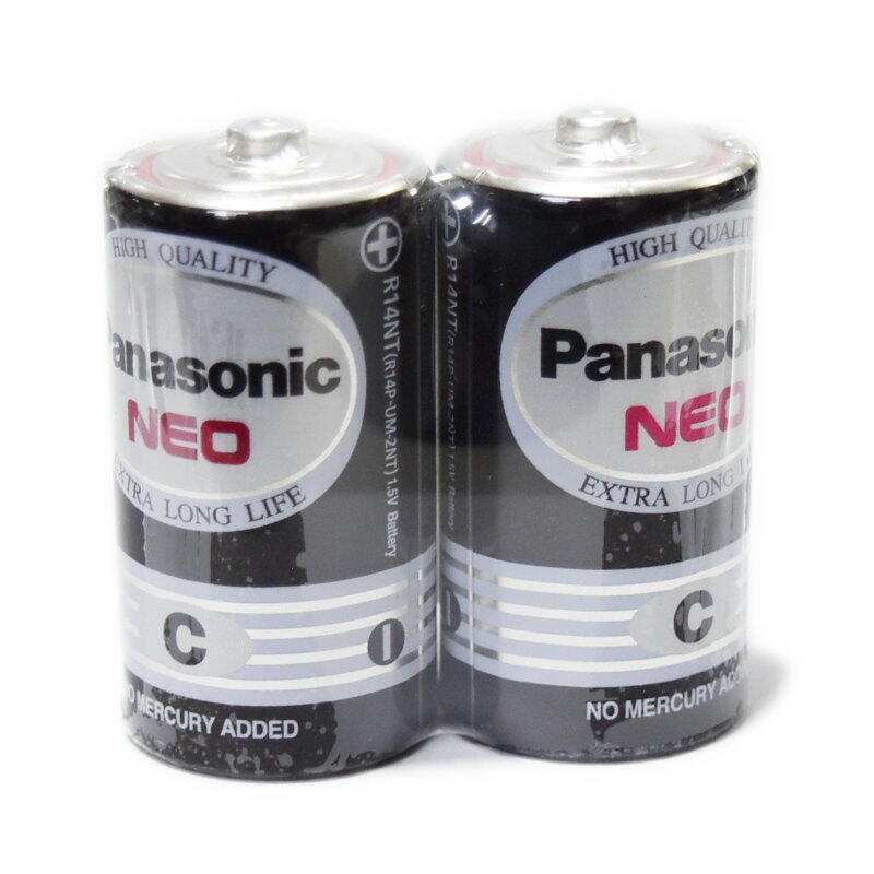 國際牌 2號碳鋅電池 Panasonic環保碳鋅電池『2入』2號電池【GU245】