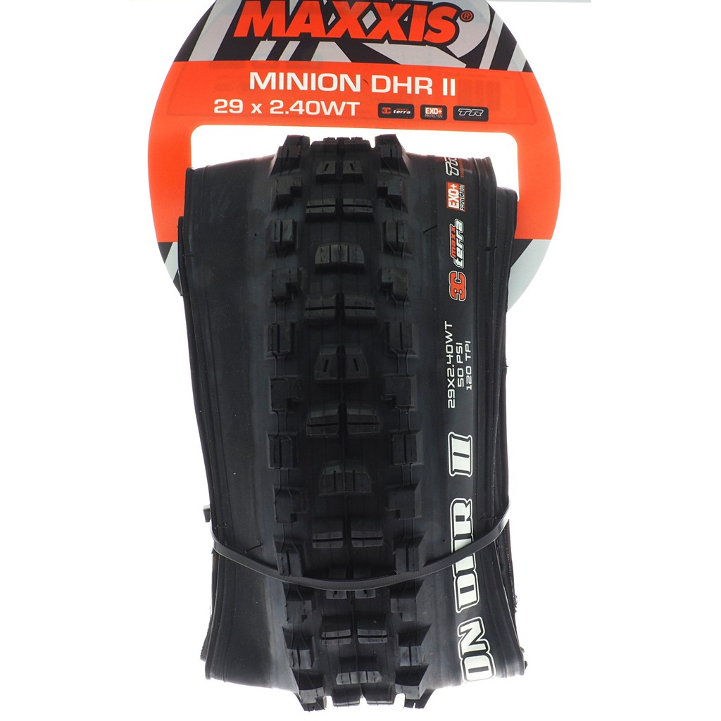 MAXXIS MINION DHR II 29 x 2.4WT 3CT EXO+ TR登山車無內胎外胎TUBELESS