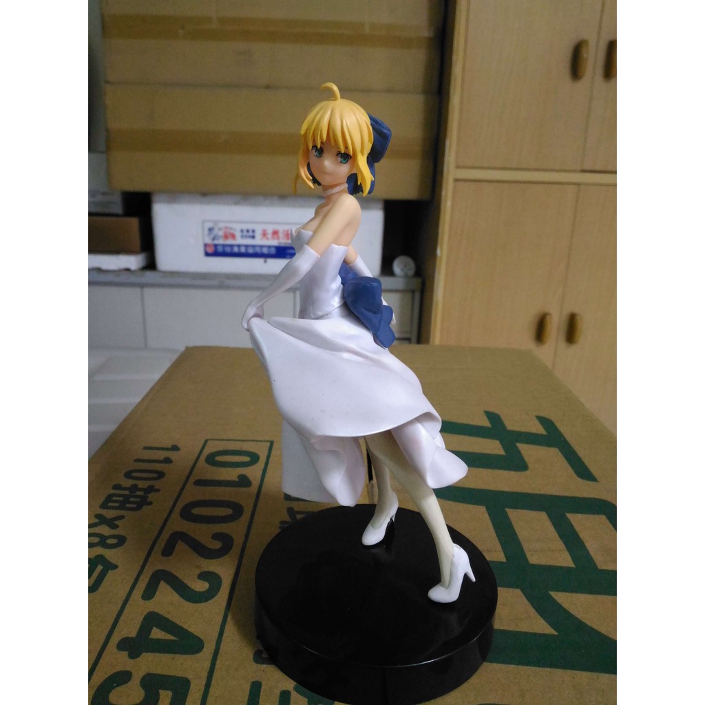 展示品出清/Saber/賽巴/Fate/FGO/禮服/白禮服/婚紗/SQ/公仔/景品/港版