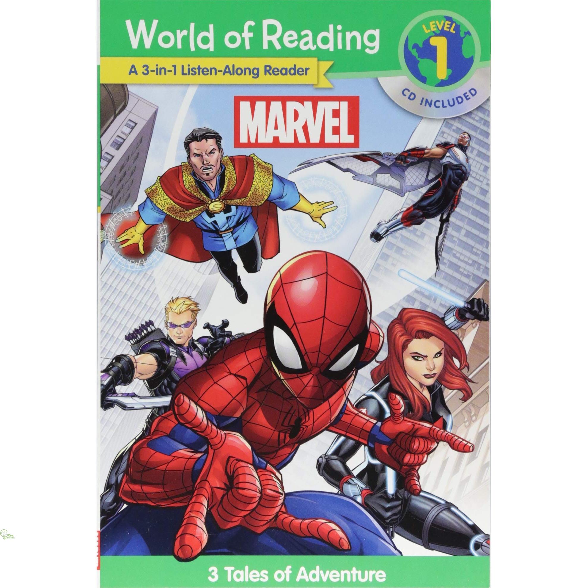 World of Reading: Marvel Level 3合1故事集(附CD)