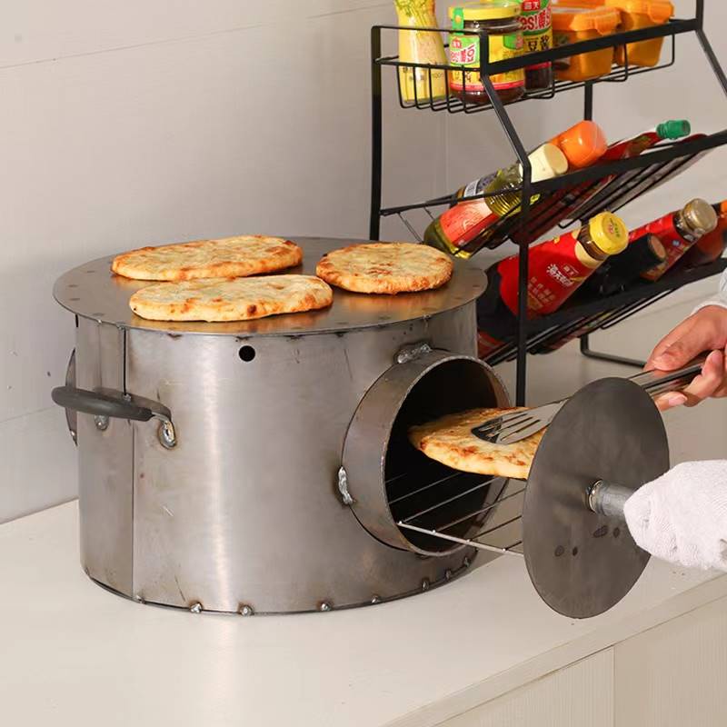 火燒爐燒餅爐多功能燃氣煎烤一體爐戶外燒烤爐煤氣竈老式地瓜烤箱