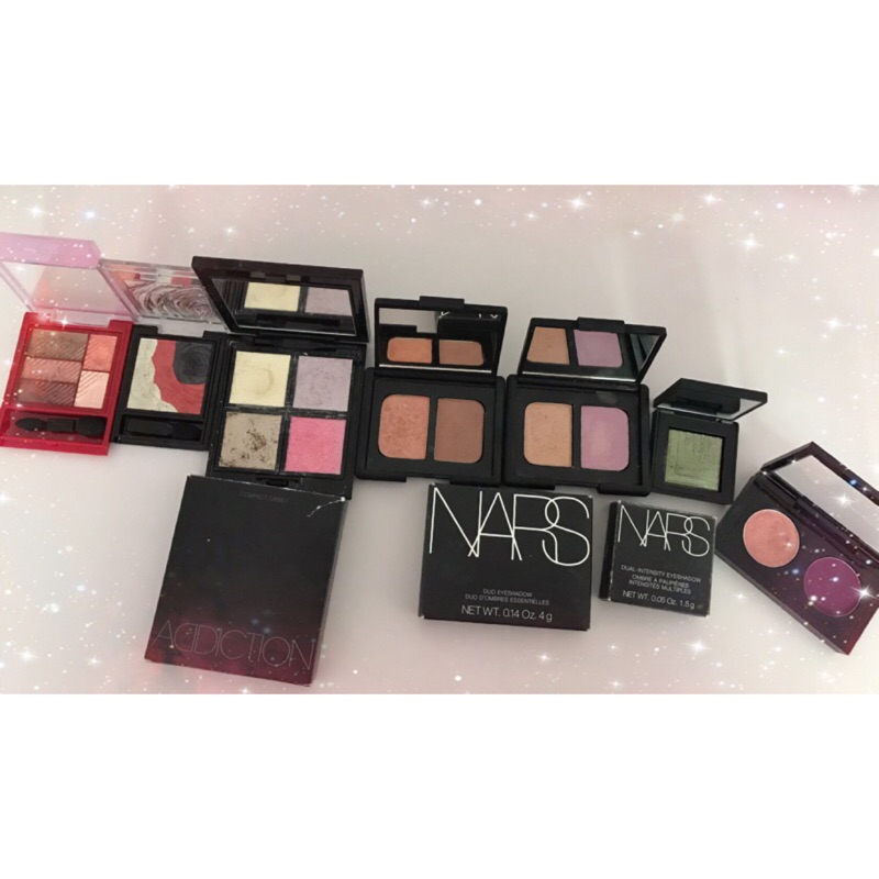 7款眼影只要2700元！addiction四色眼彩盤）.NARS(雙色眼影＆眼影打底筆&amp;亮彩膏) .MAC雙色眼