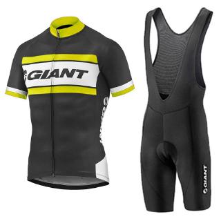 夏季新款 GIANT 騎行服套裝短袖山地自行車衣服