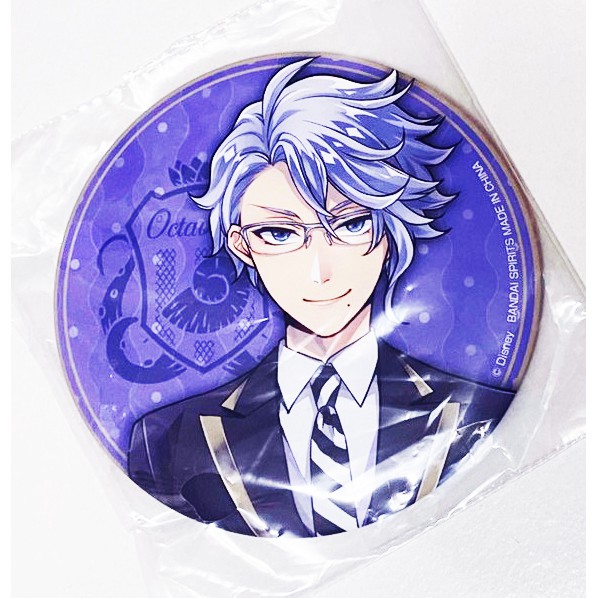 ~出清小館~現貨 日版 迪士尼 扭曲仙境 扭曲迪士尼 Azul Ashengrotto 一番賞 胸章 徽章 75mm