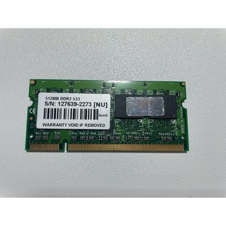 筆電記憶體 512MB DDR2 533 創見