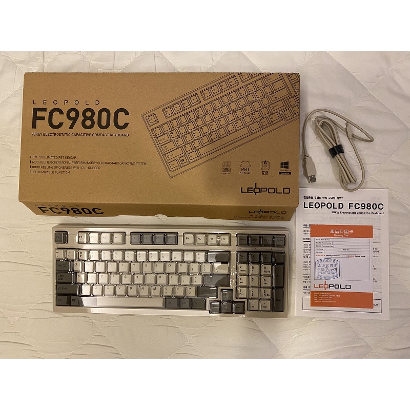 Leopold FC980C 靜電容鍵盤 (全域45g)