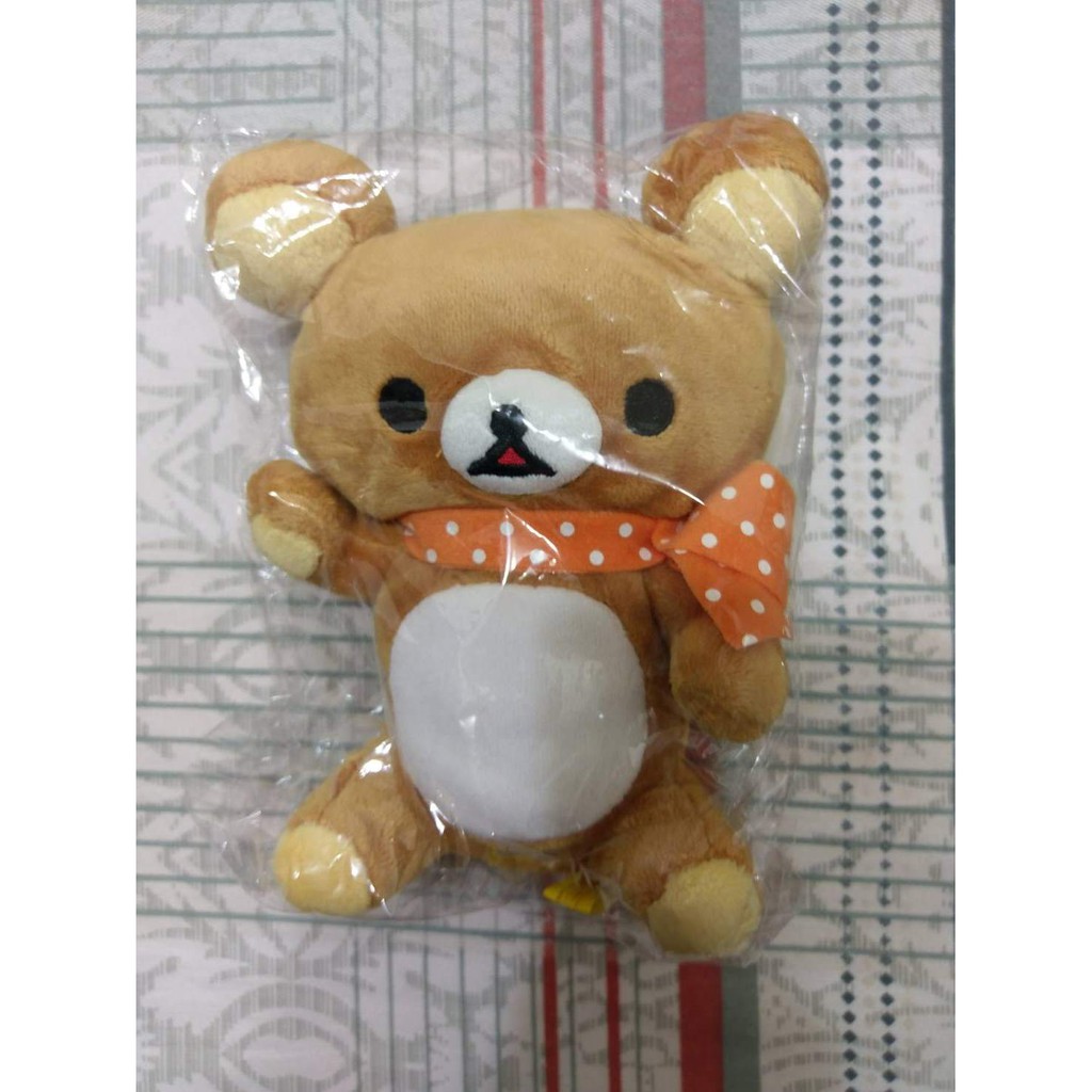 日本 拉拉熊 懶懶熊 懶熊 戴圍巾 娃娃