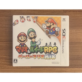 3DS 瑪利歐與路易吉 RPG 紙片瑪利歐 MIX 正版遊戲片 原版卡帶 日版 日規 任天堂 中古片 二手片 N3DS