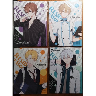 三日月 妖怪公館的新房客 滿額 合作餐廳 特典 明信片