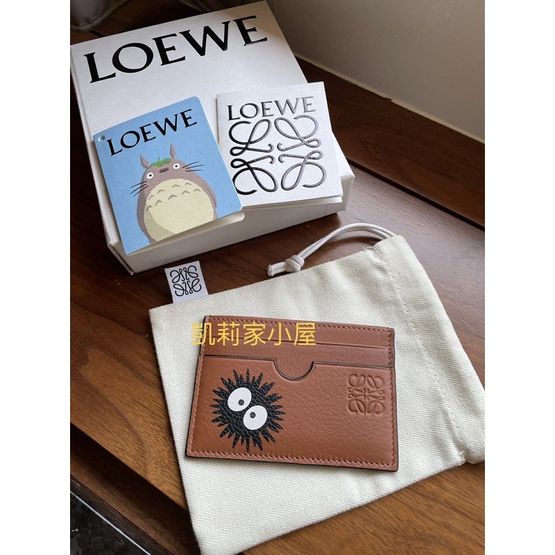 Loewe totoro龍貓系列聯名限量灰塵精靈卡片夾全新
