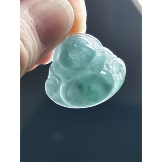 翡翠，天然A貨瓜料冰糯種 彌勒佛、佛公 布袋和尚、笑佛，歡喜佛，緬甸玉玉墜起膠起光項鏈