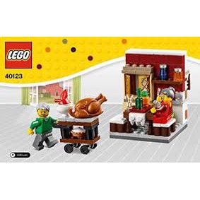 LEGO 樂高 40123 季節限定系列 感恩節 火雞大餐 拆BOX