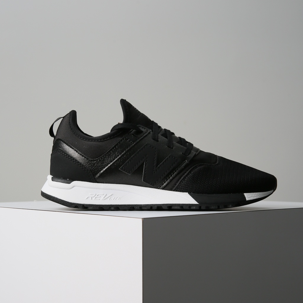 New Balance 247 黑色 皮革 休閒 慢跑 緩震 WRL247HL