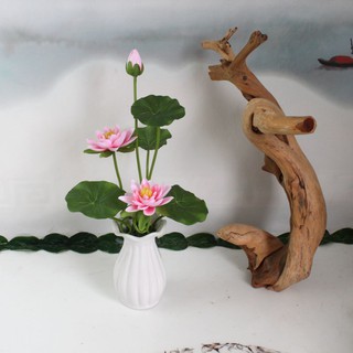 新款供佛蓮花荷花供佛花佛堂供花佛前花假花裝飾花供俸花仿真荷花 蝦皮購物