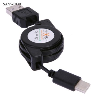 🌟滿299免運🌟Type-c伸縮充電數據線小米4c樂視魅族Pro5手機USB3.1轉接頭